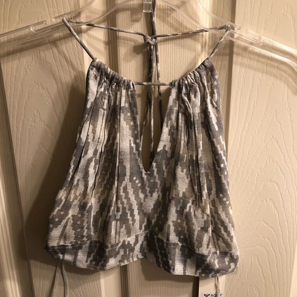 NWT roxy boho crop top